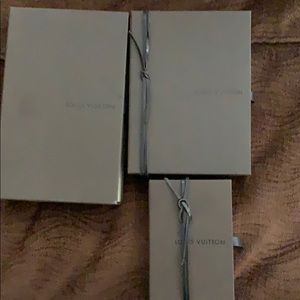 Louis Vuitton wallet boxes